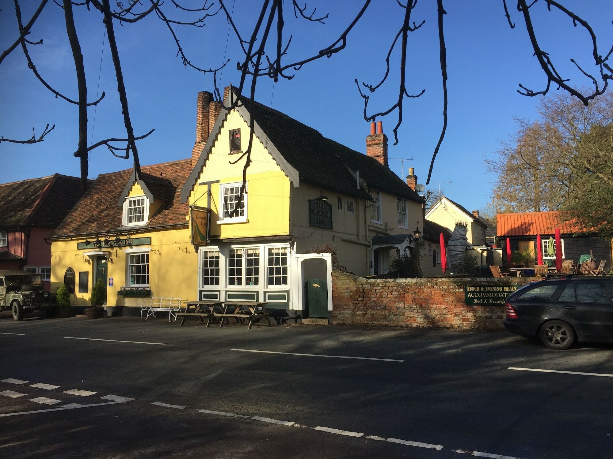 The Peacock Inn Chelsworth Bagian luar foto